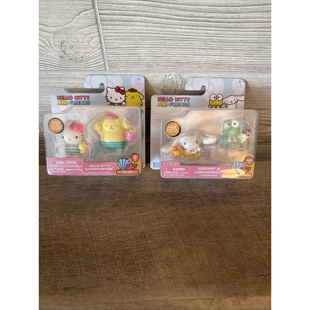 Lot Of 2 Packs Hello Kitty And friends Rainbow Vibes. Series 3